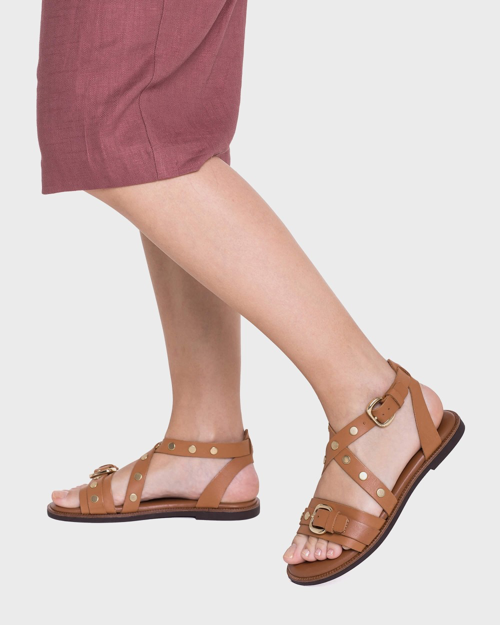 Wonders - AB-1642 Tan Gladiator Sandal