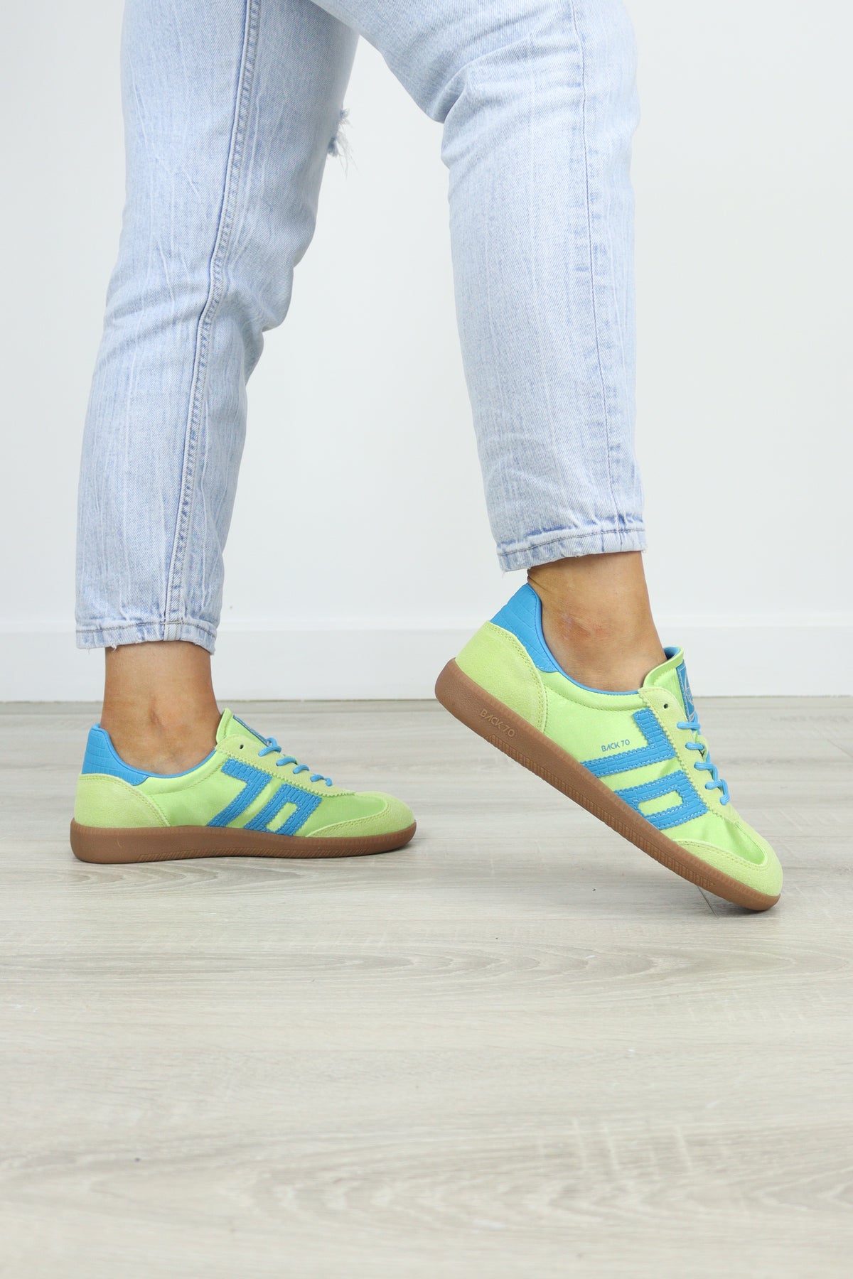 Back 70 - Ghost Green and Blue Trainer