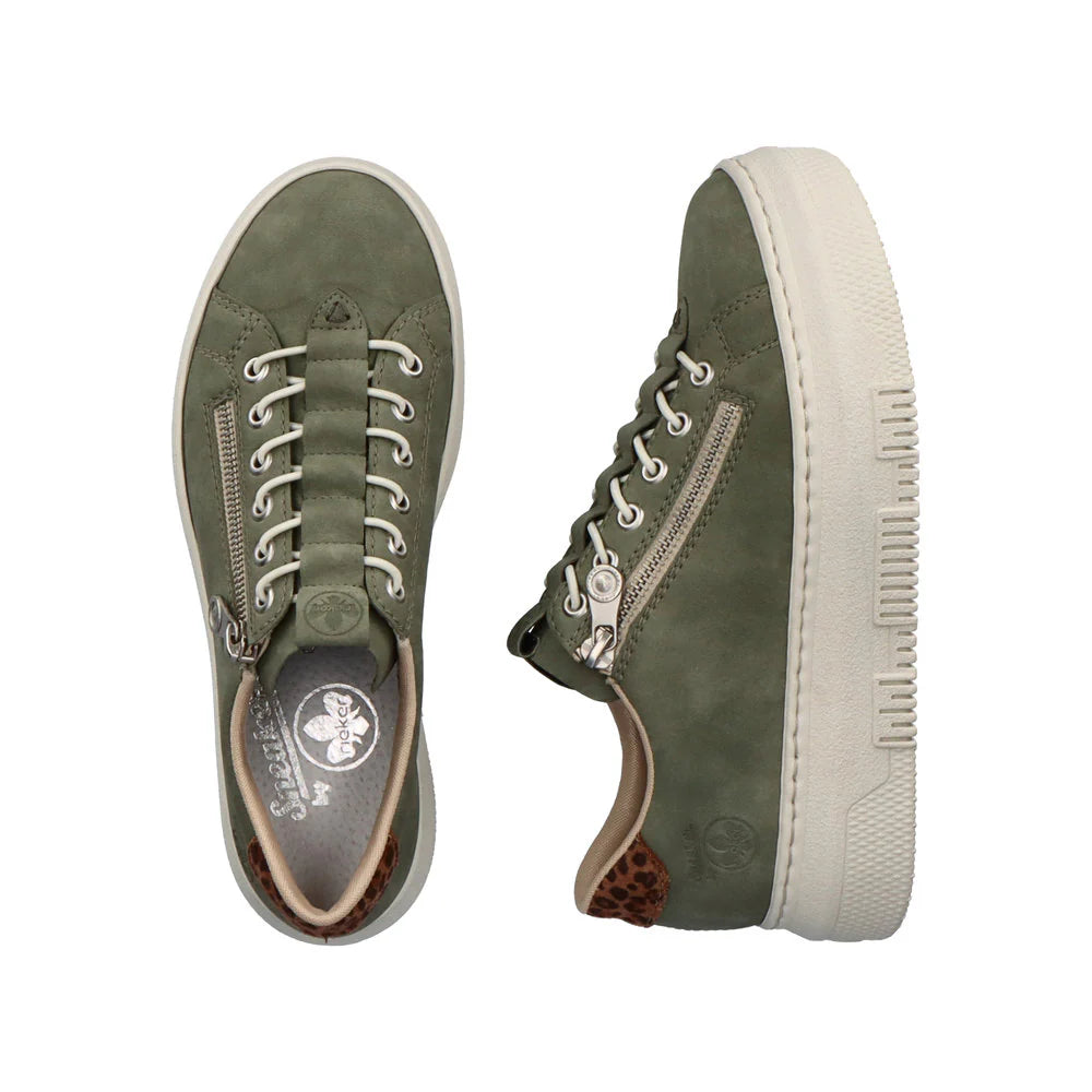 Rieker - M1952 Khaki Elastic Trainer