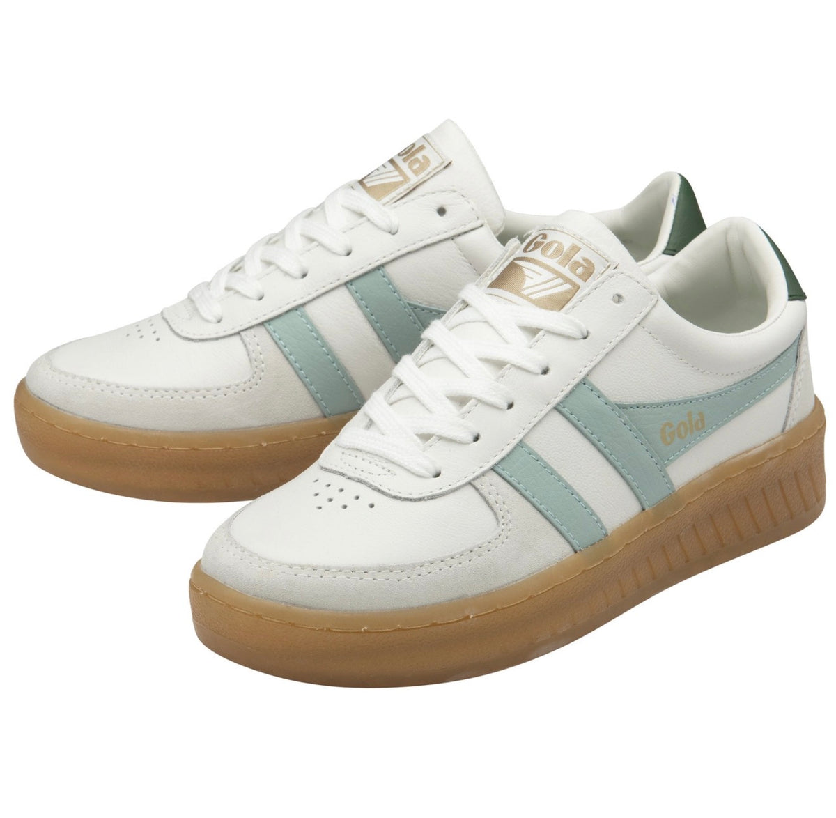Gola - Grandslam White/Green Trainer