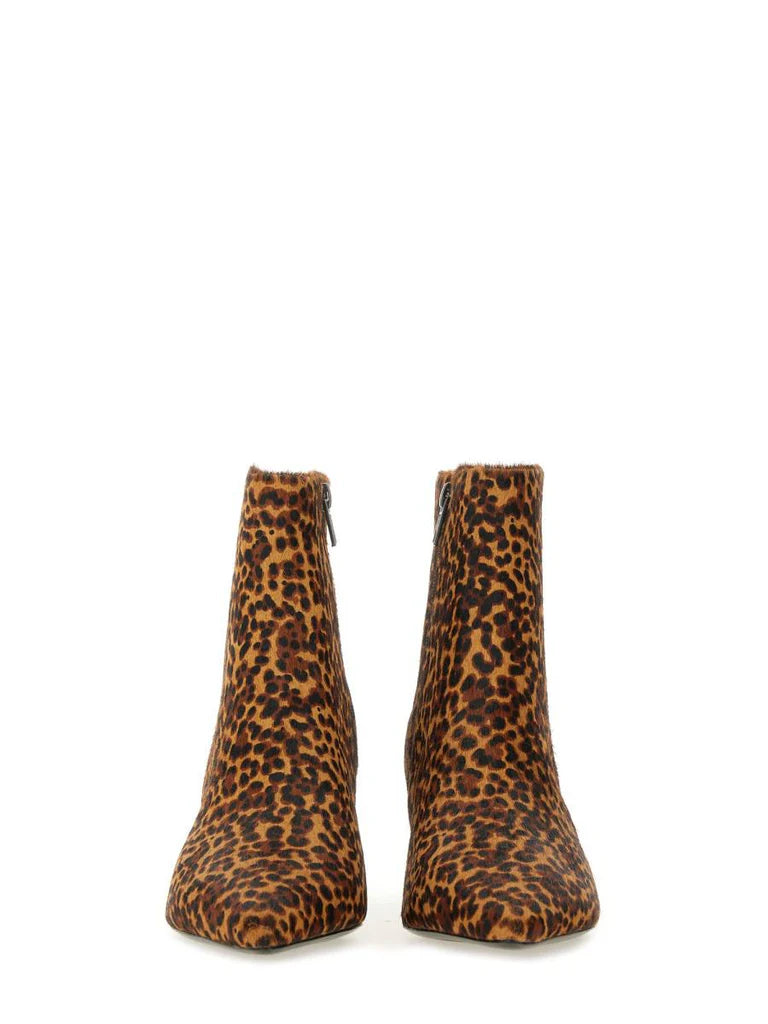 Ash - Vicky Leopard Kitten Heel Boot