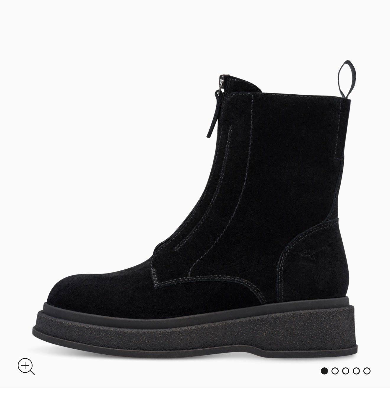 Tamaris - 25424 Black Zip Ankle Boot