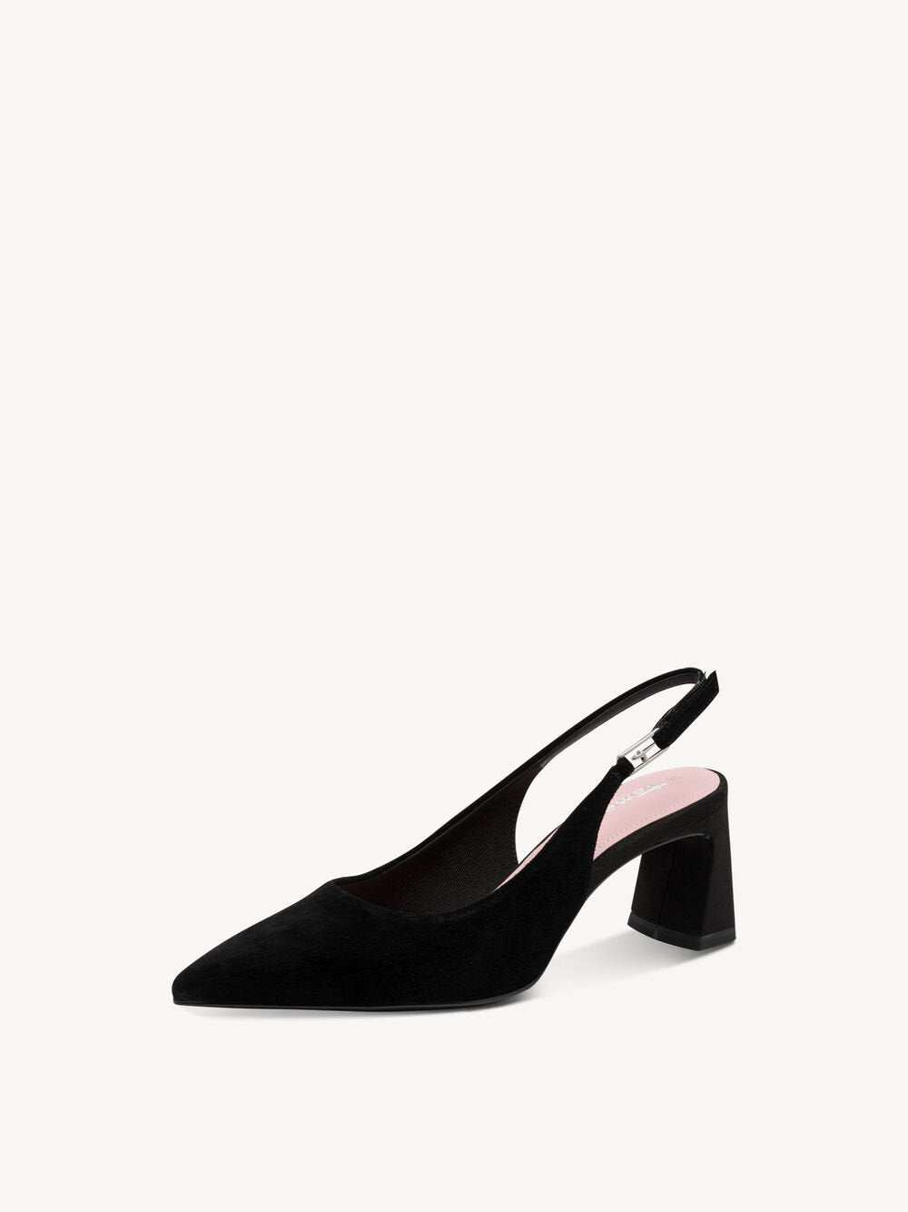 Tamaris - 29624 Black Suede Slingback