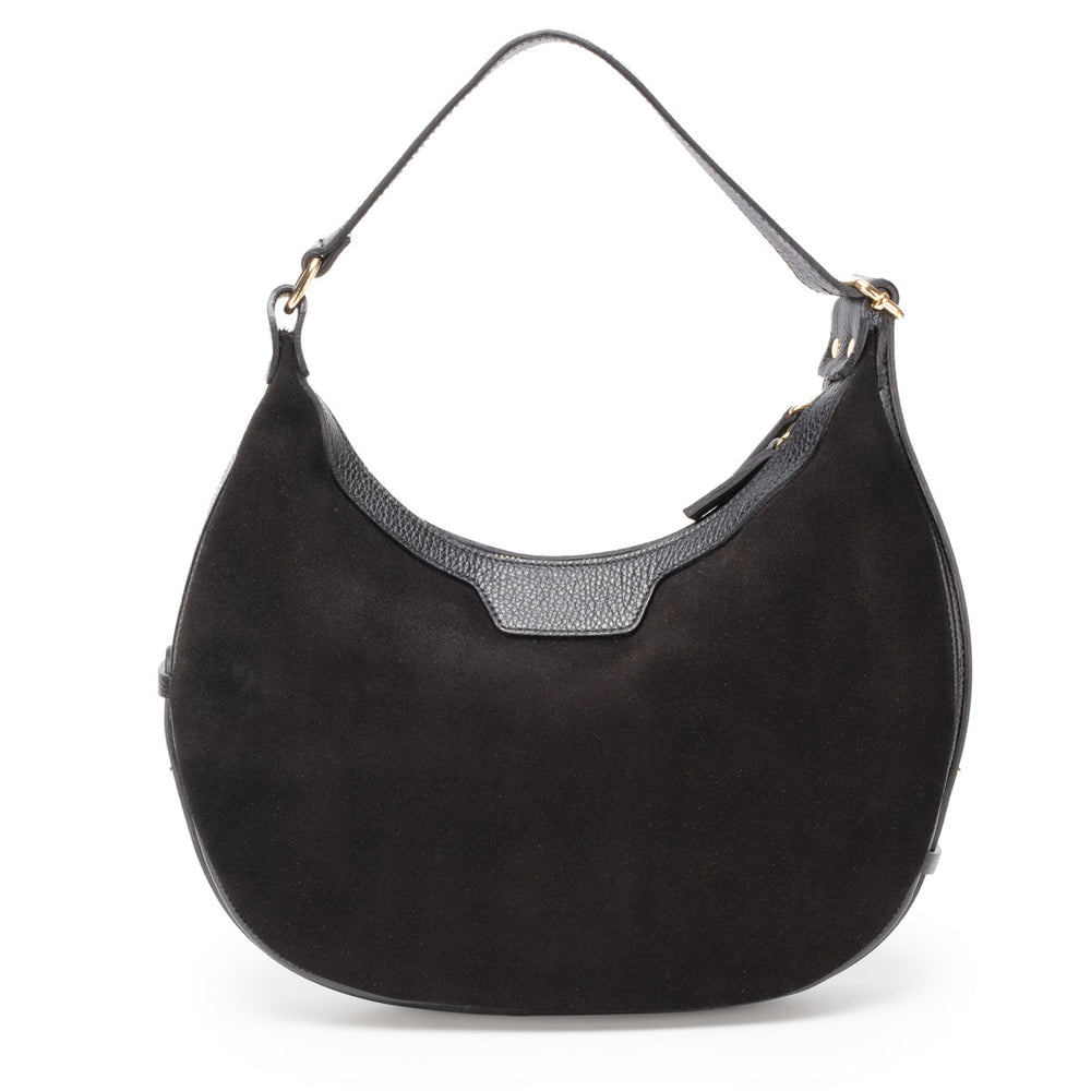 Elie Beaumont - Crescent Black Shoulder Bag