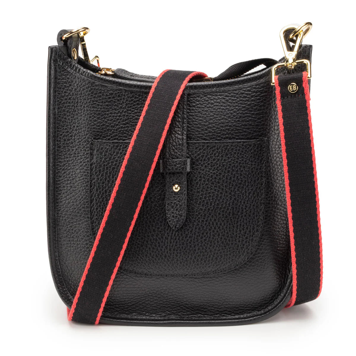 Elie Beaumont - Messenger Black Crossbody Bag