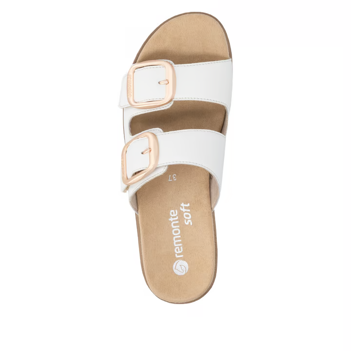 Remonte - D0Q66 White Buckle Slide