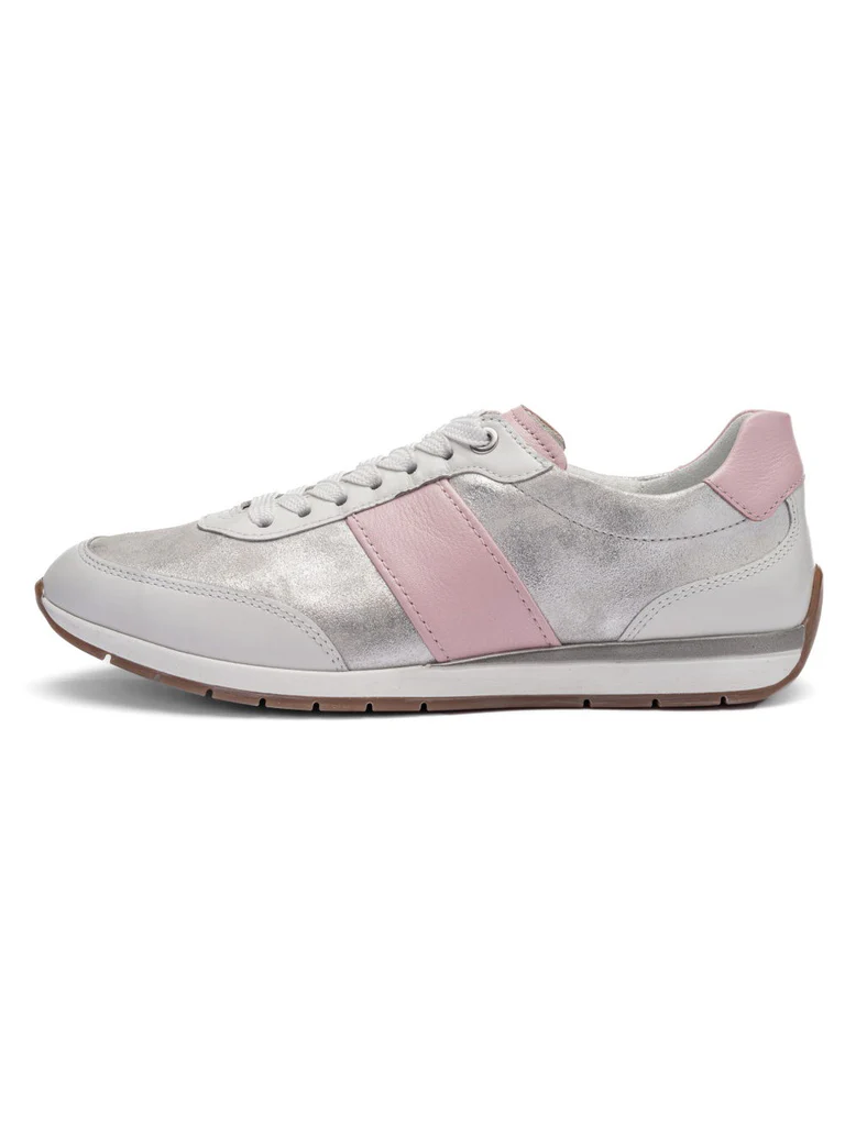 Ara - 50904 Silver & Pink Trainer