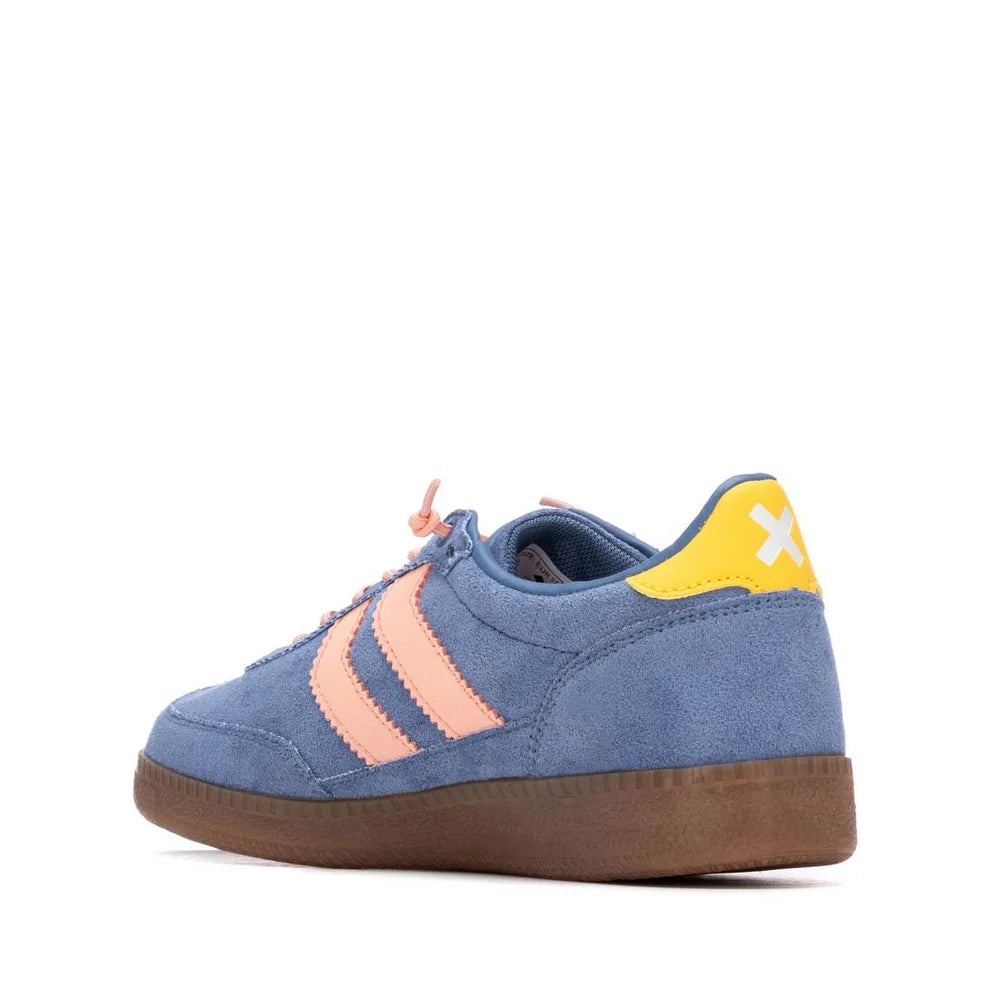 Xti - 144170 Blue and Coral Slip On Trainer