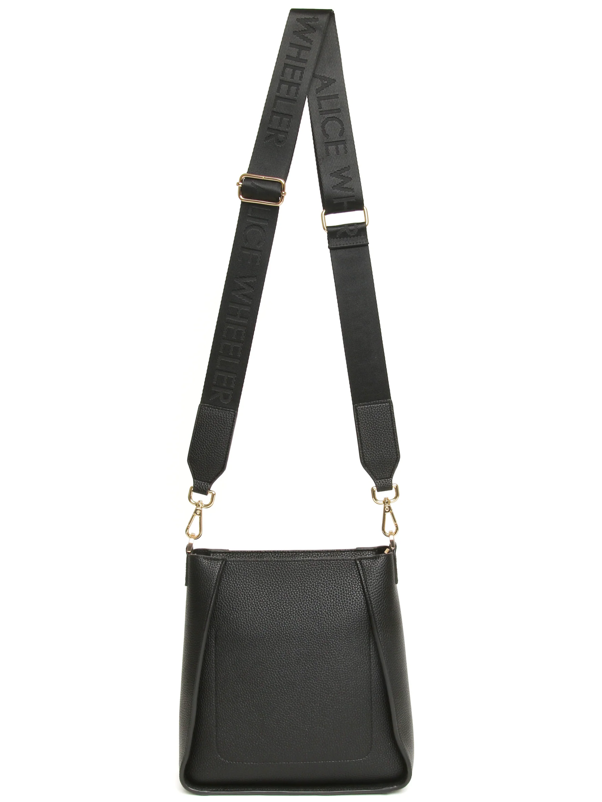 Alice Wheeler - Kensington Black Crossbody Bag