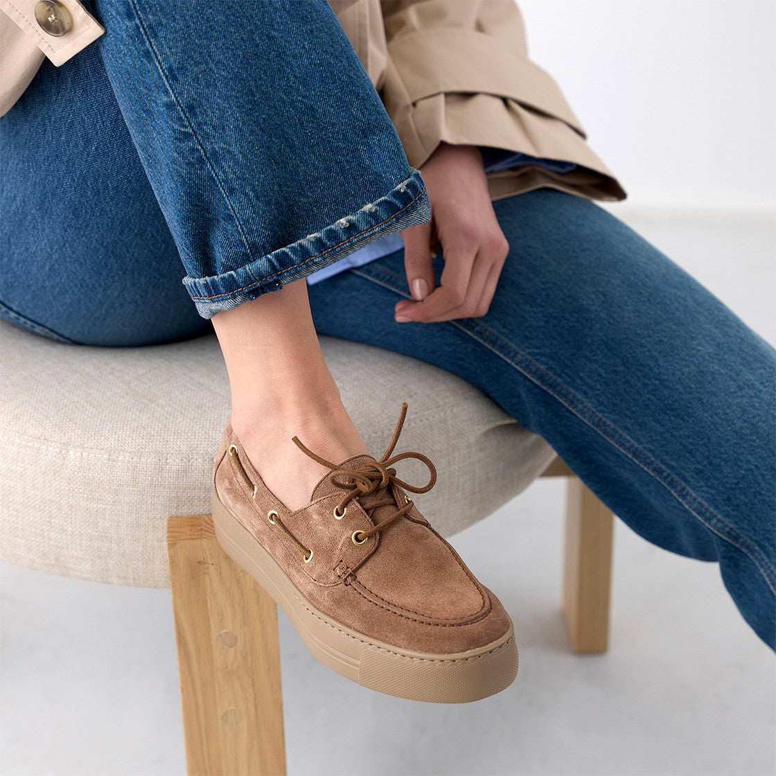 Paul Green - 1197 Camel Boat Shoe
