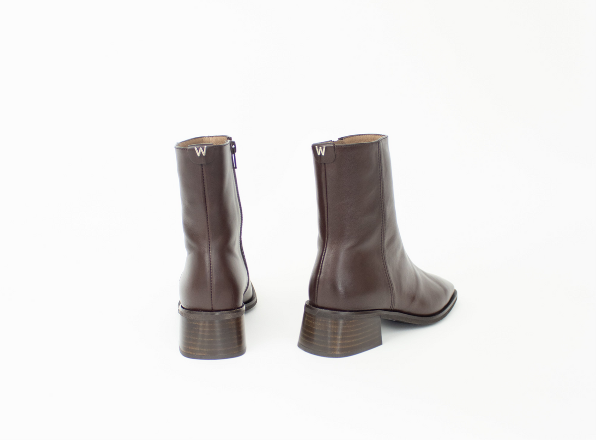 Wonders - D-1601 Chestnut Leather Ankle Boot
