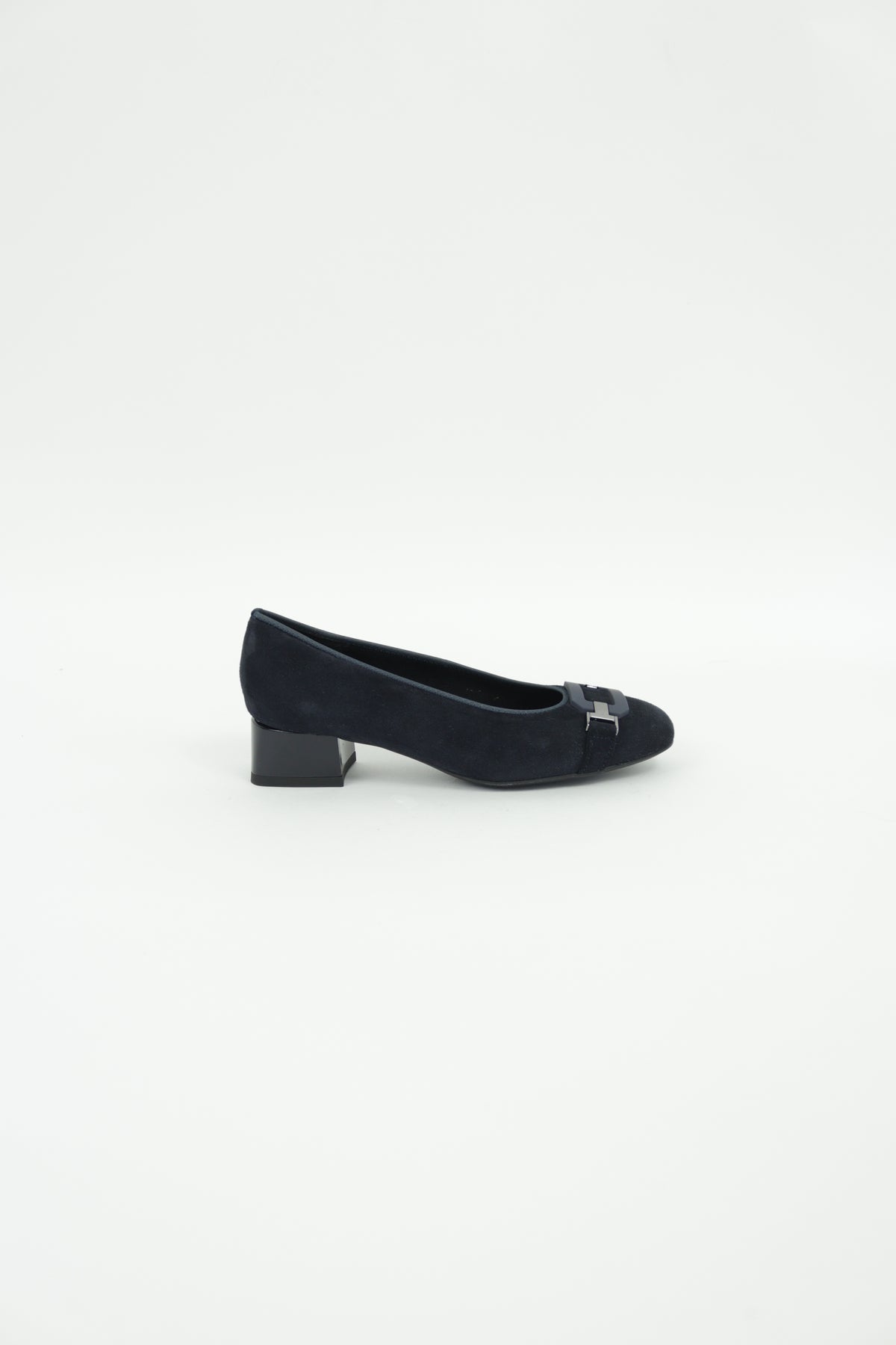 Ara - 20430 Navy Suede Court Shoe