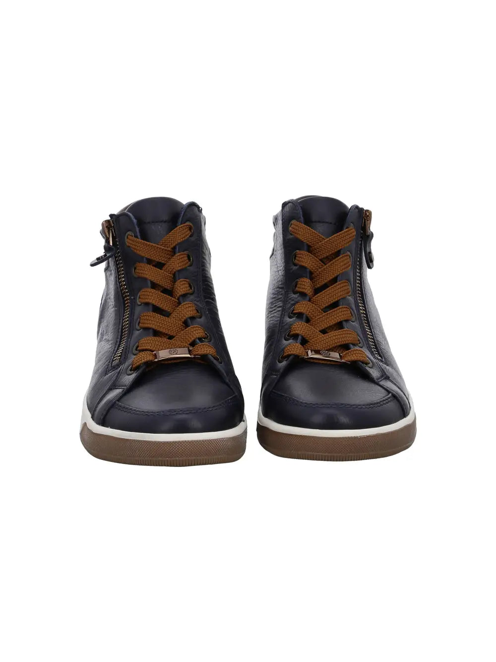 Ara - 24499 Navy & Brown Leather Hi-Top