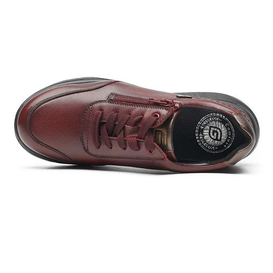 G Comfort - S-2725R Burgundy Zip Trainer