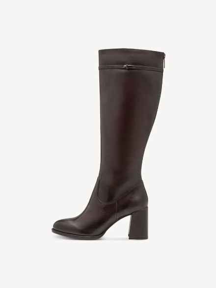 Tamaris - 25530 Brown Leather Knee High