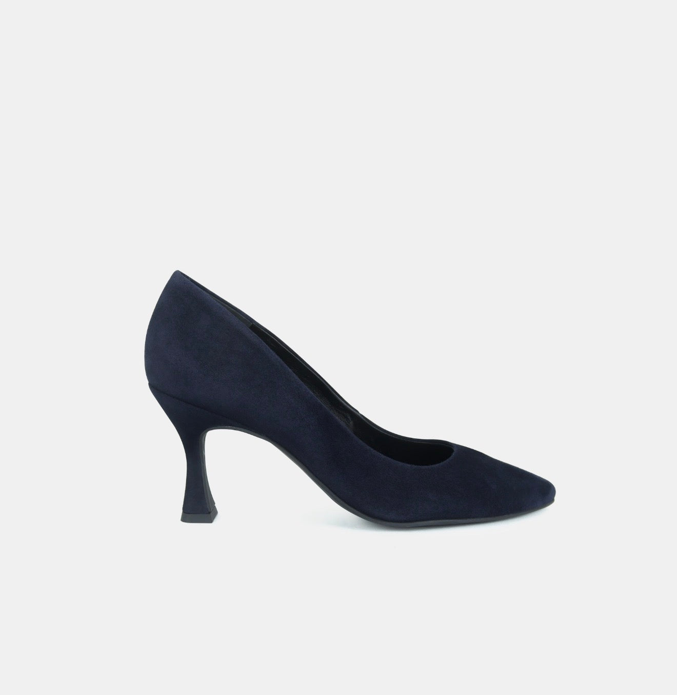 Paul Green - 3859 Navy Suede Court Shoe