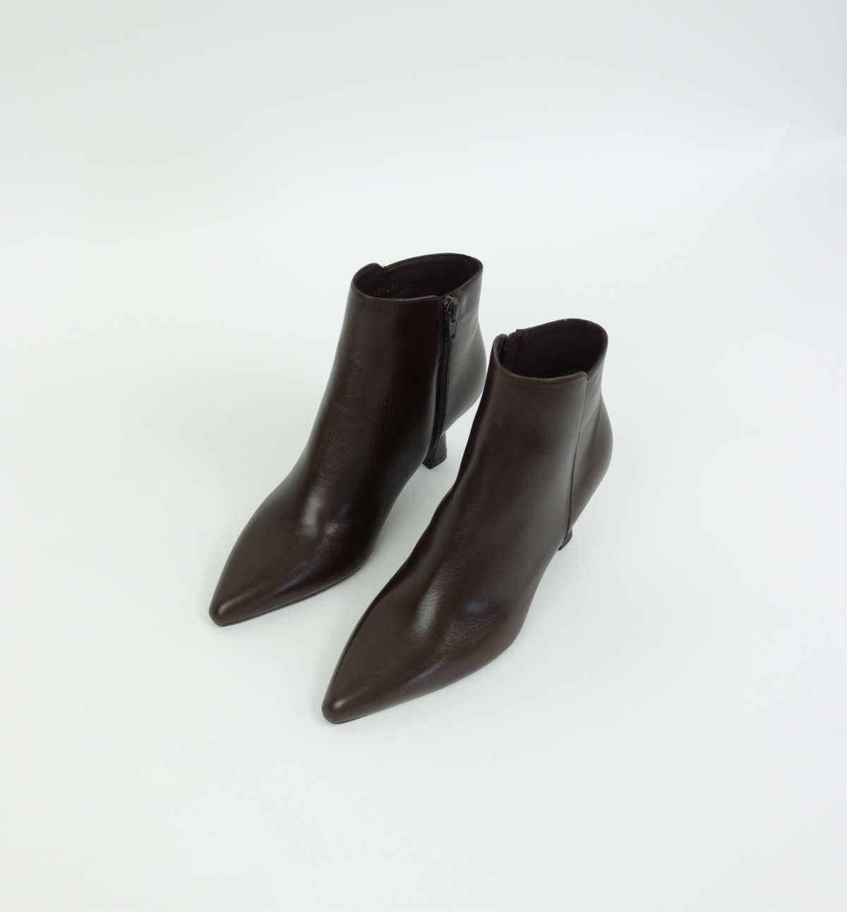 Lodi - Ganesu Brown Kitten Heel Ankle Boot