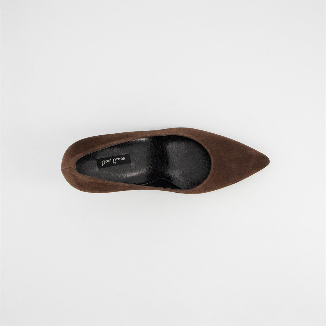 Paul Green - 3859 Brown Suede Court Shoe