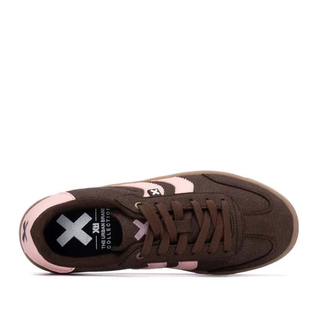 Xti - 144586 Brown and Pink Platform Trainer