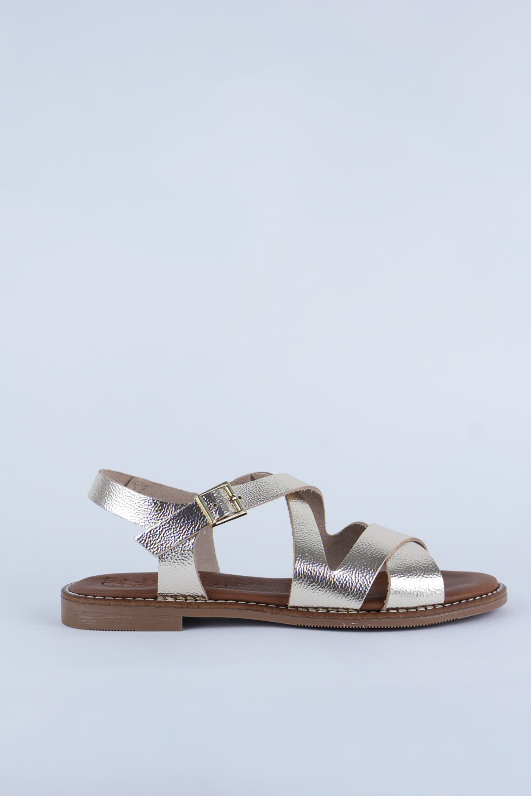 Oh My Sandals - 5832 Gold Gladiator Sandal