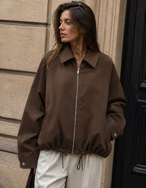 Anna - Brown Oversized Jacket