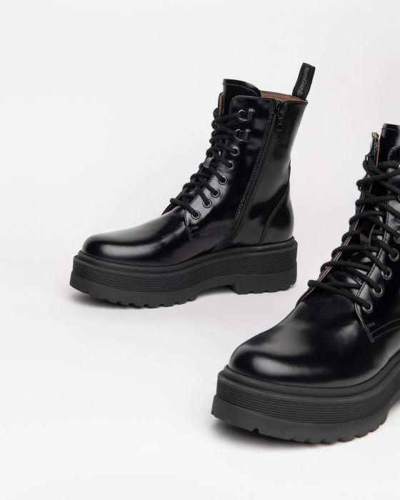 NeroGiardini - I309190D Black Doc Platform Boot