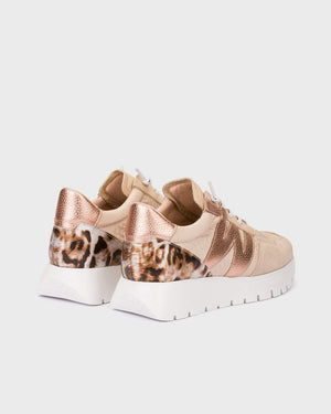 Wonders - A-24100 Beige Slip On Trainer
