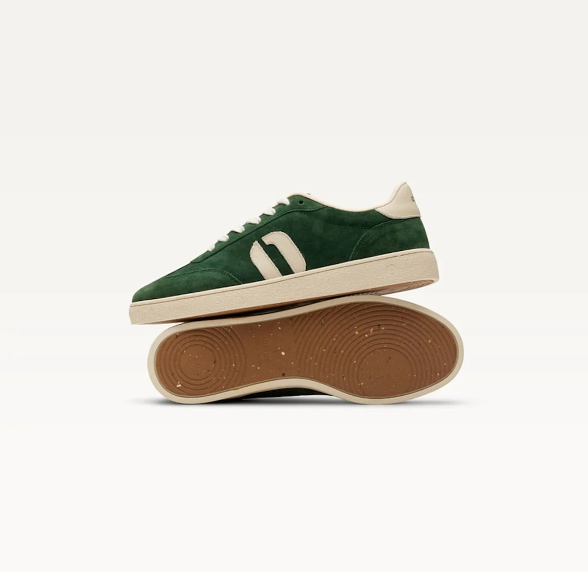 Odaje - Lucia Forest Green Retro Trainer