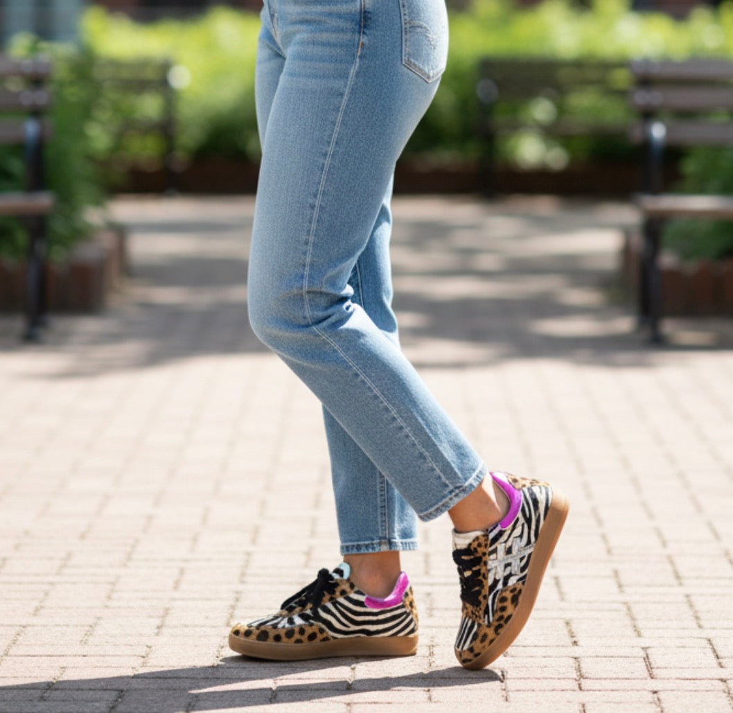 Another Trend - [Multi] A03489 Leopard & Zebra Trainer