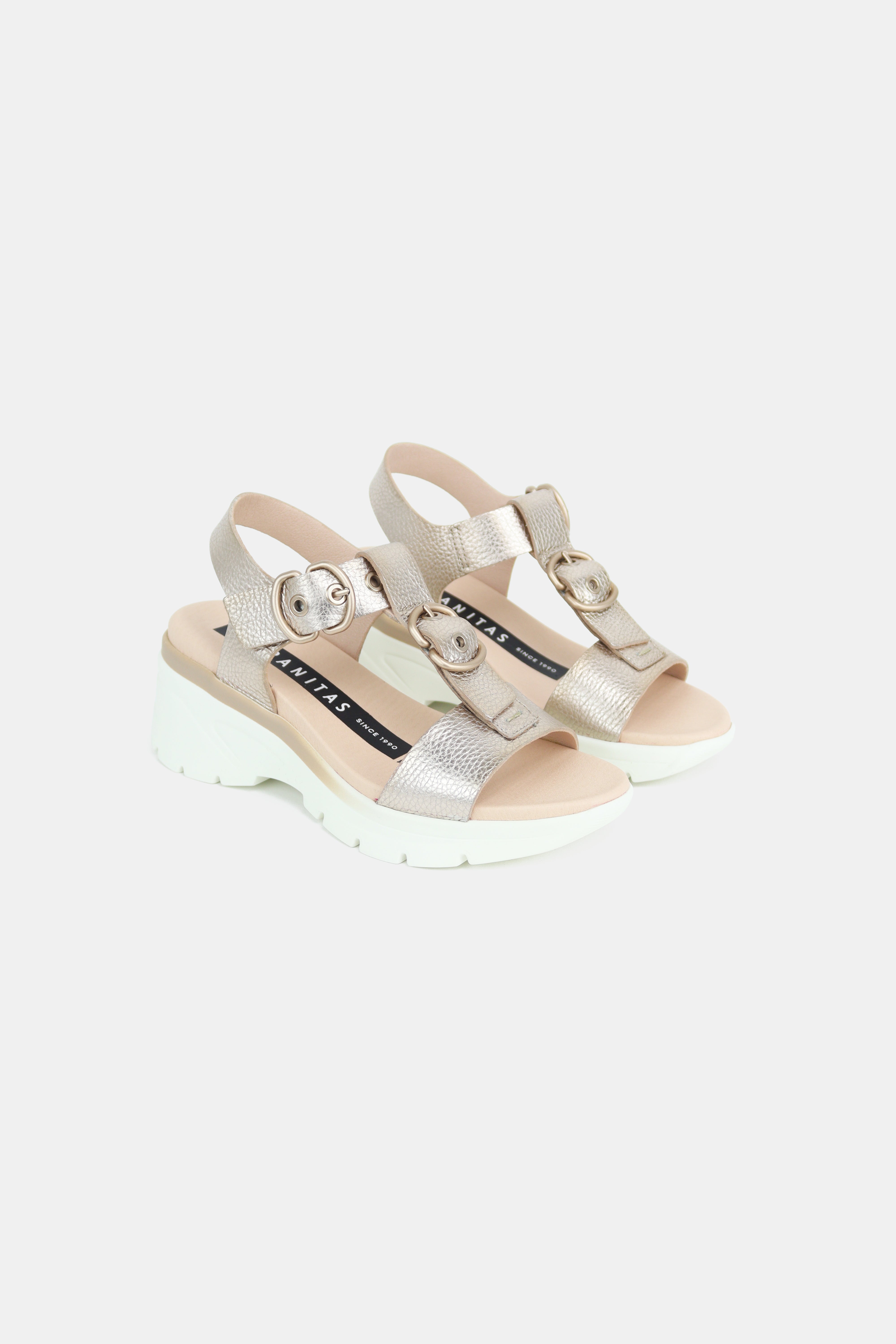 Hispanitas - HV264799 Metallic Wedge Sandal