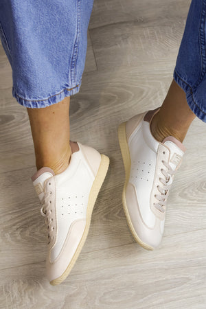 Another Trend - A078 Ivory/Sky Trainer
