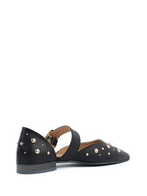 Babouche - Ally Black Stud Mary Jane