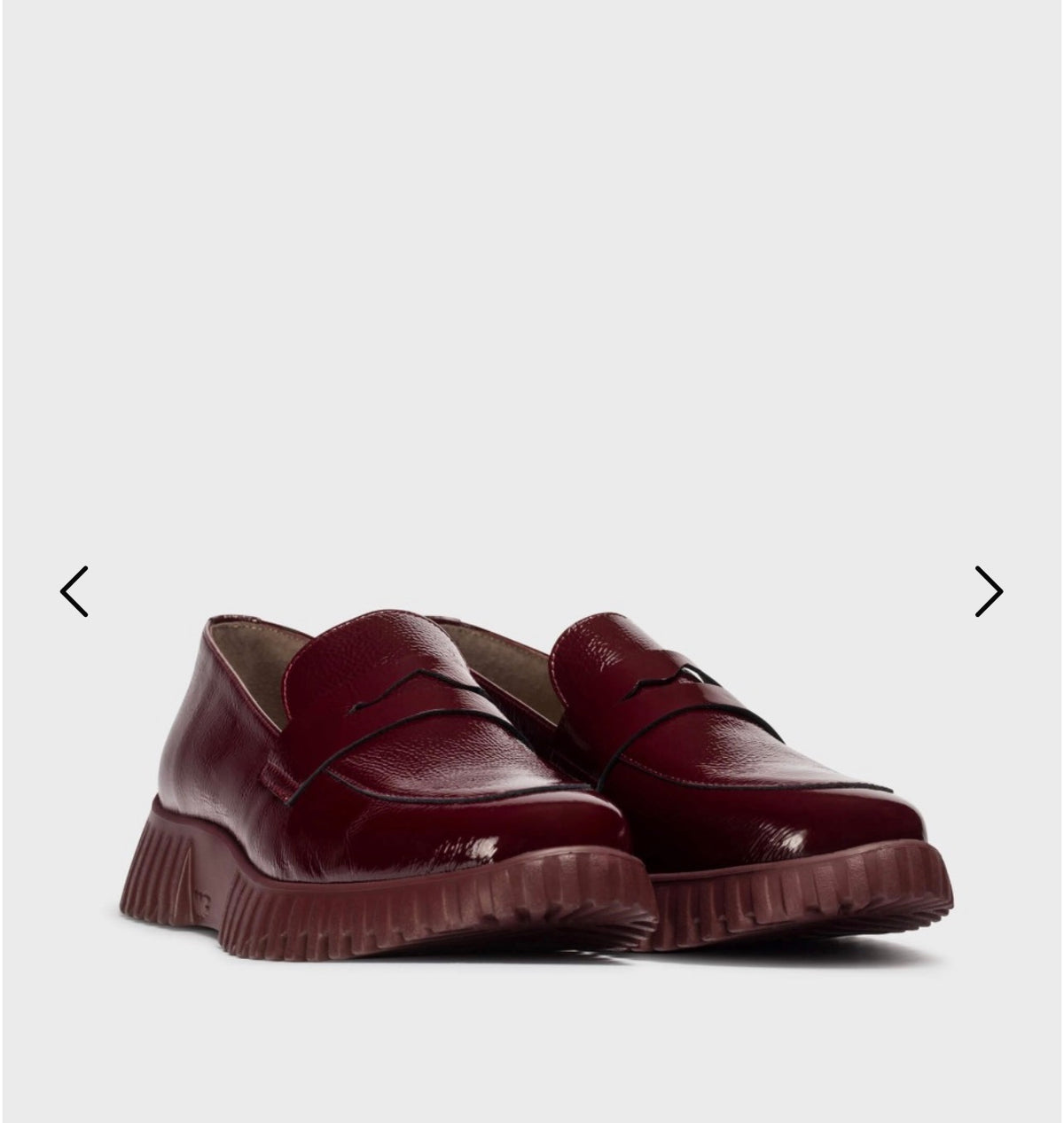 Wonders - A-4402 Burgundy Patent Loafer
