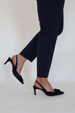 Lodi - Nestor Navy Buckle Slingback