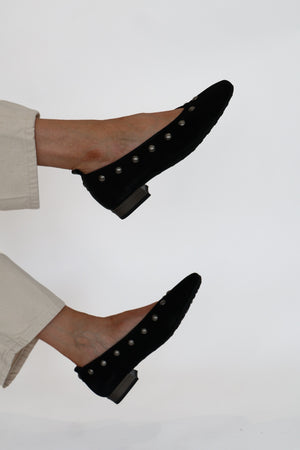 Hispanitas - H1265058 Black Stud  Pump
