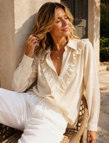 Anna - Yellow Stripe Shirt