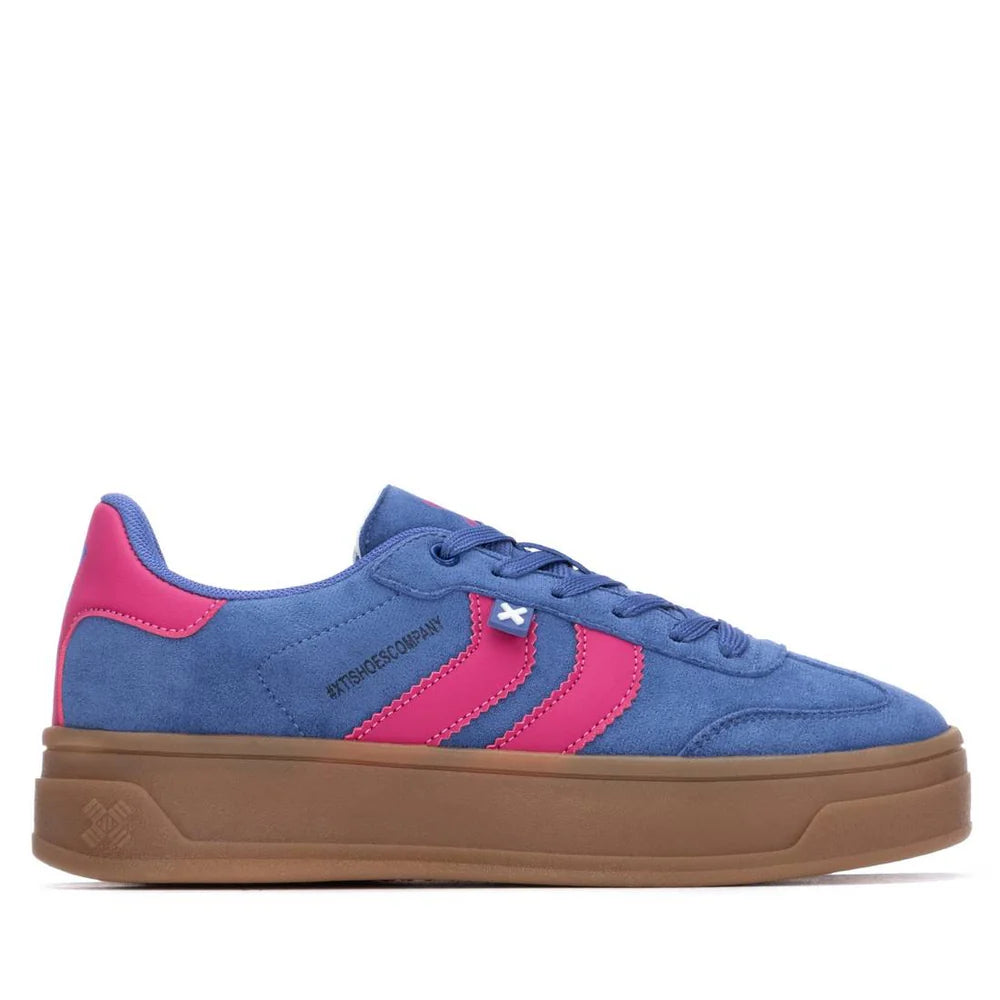 Xti - 144586 Blue and Pink Platform Trainer
