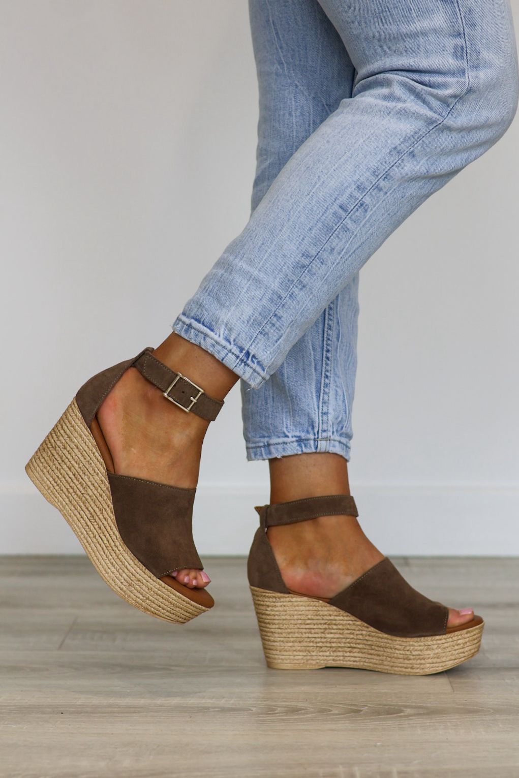 Tim & Simonsen - Roberta Brown Wedge Espadrille