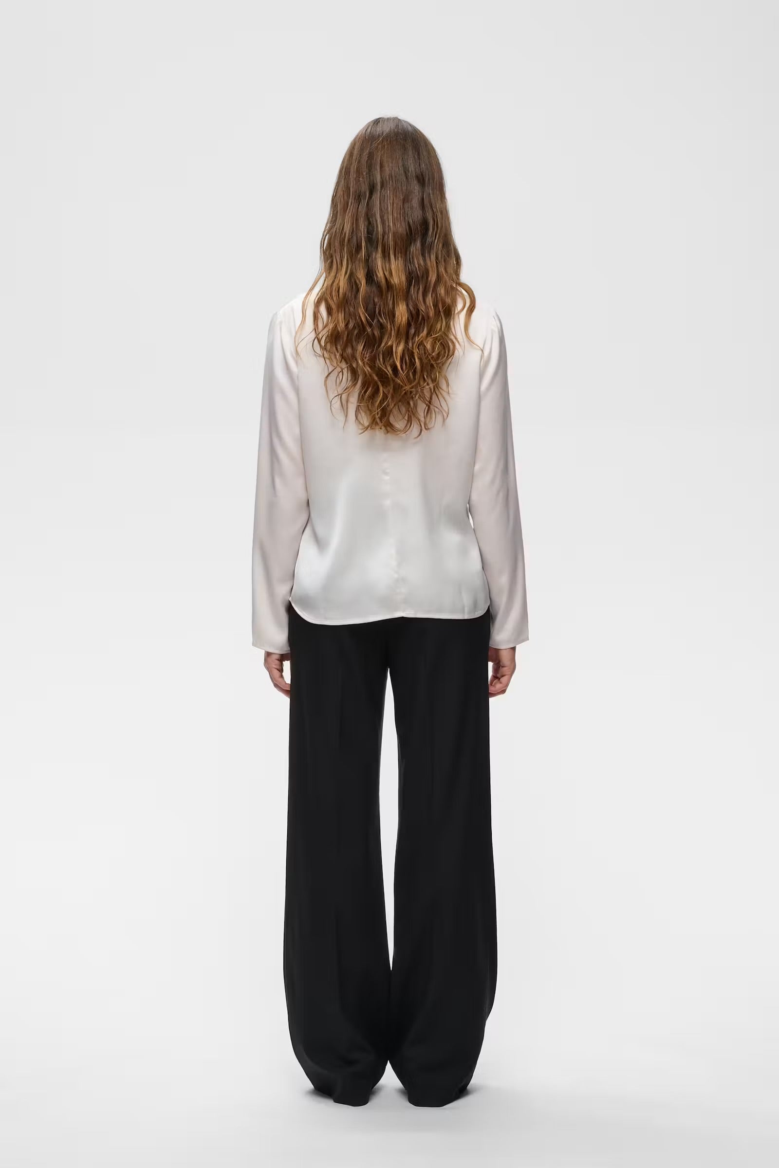 Inwear - Satine Cream Satin Top