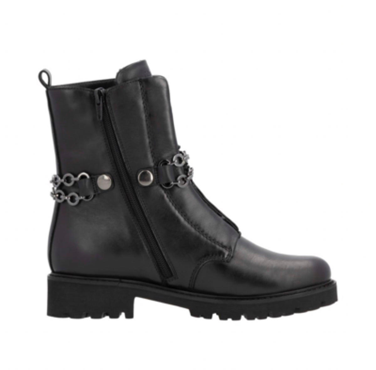 Remonte - D8665 Black Chain Biker Boot