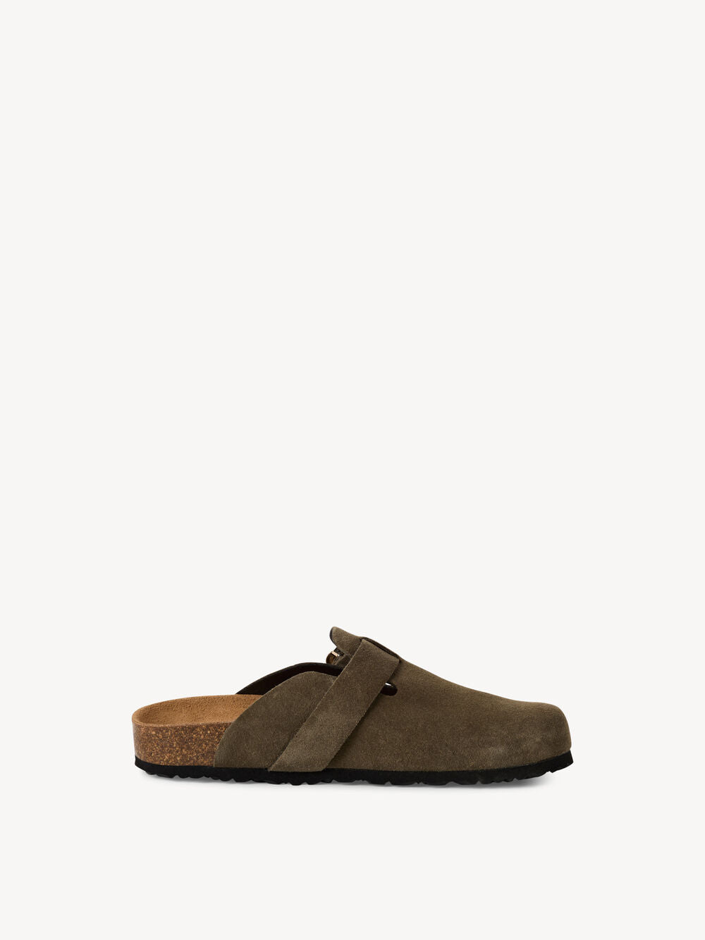 Tamaris - 27600 Olive Green Suede Mule