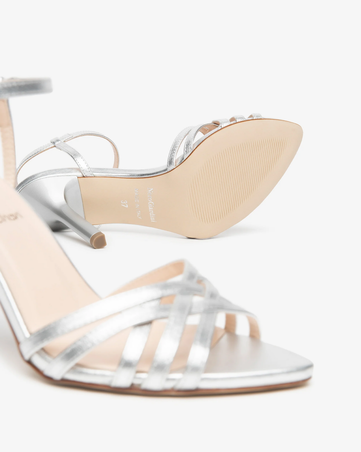 NeroGiardini - E615652DE Silver Sandal