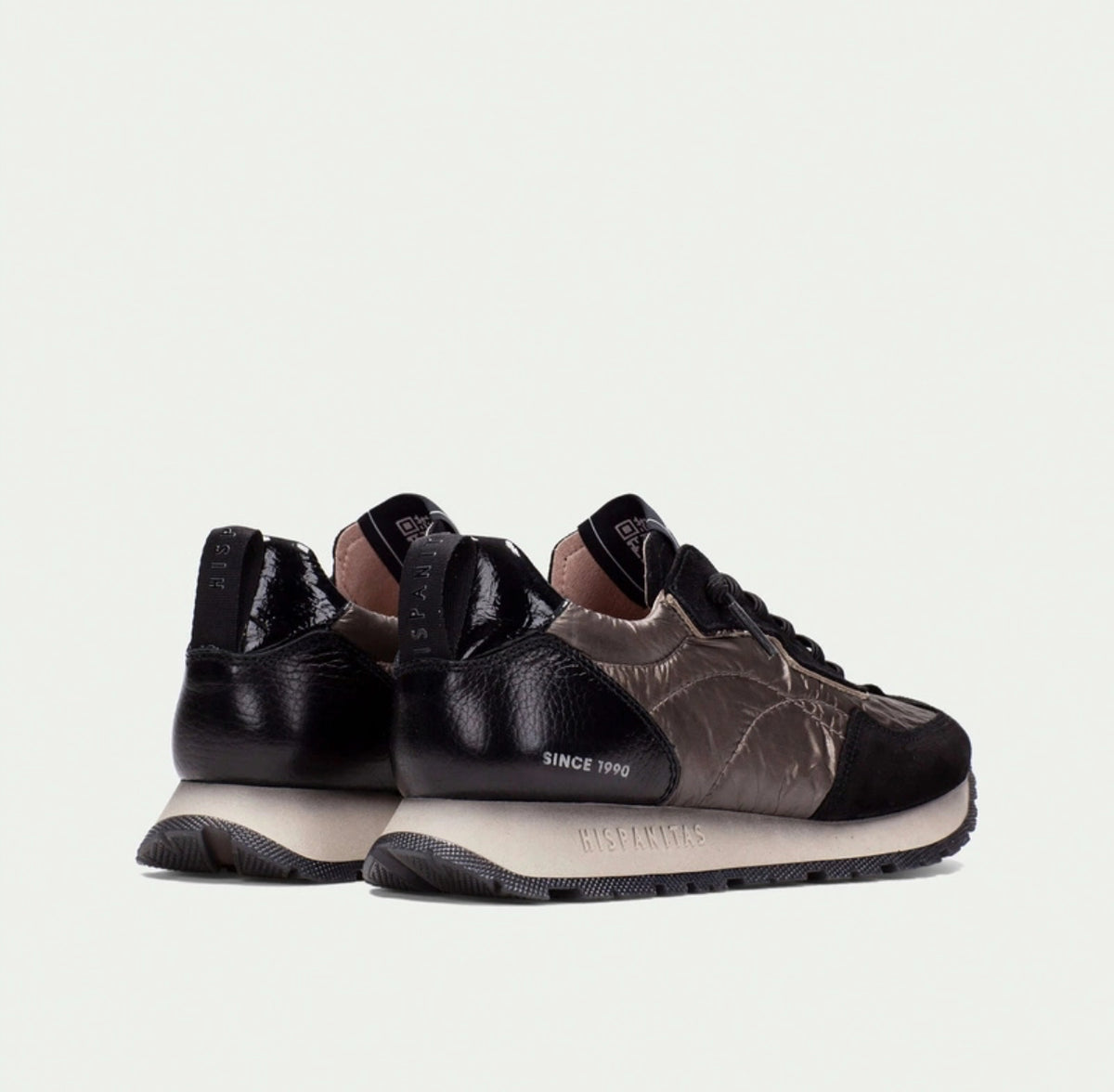 Hispanitas - HI254209 Black and Grey Slip On Trainer