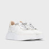 Wonders - A-3602 White,Silver and Beige Slip On Trainer [Back Soon xx]