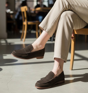 Wonders - B-9803 Brown Suede Loafer