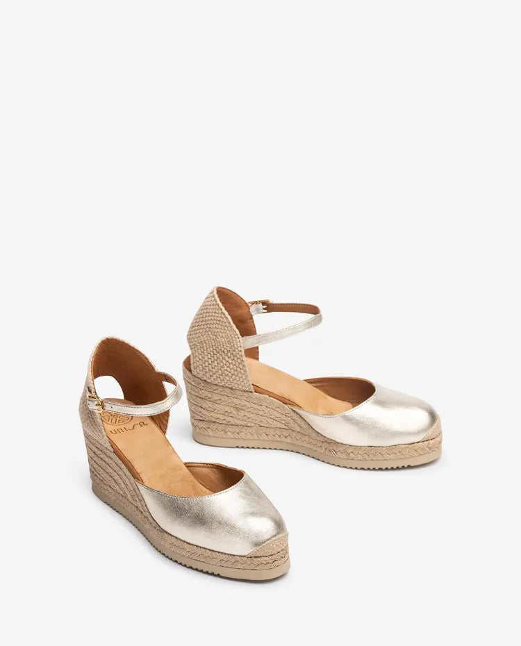 Unisa - Caceres Gold Espadrille