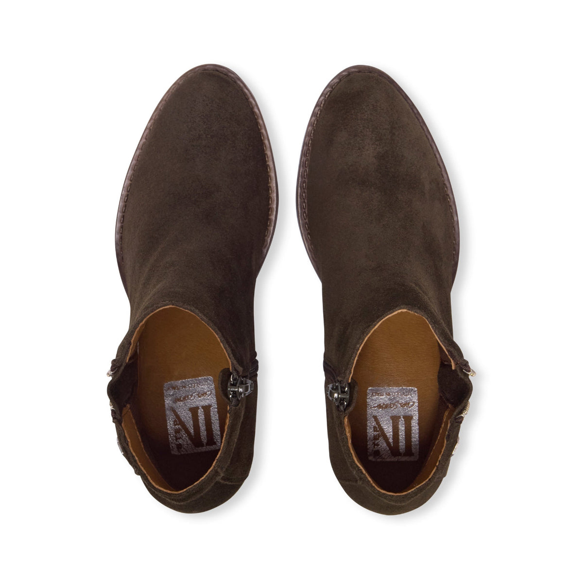 Carl Scarpa - Fermato Olive Suede Ankle Boot