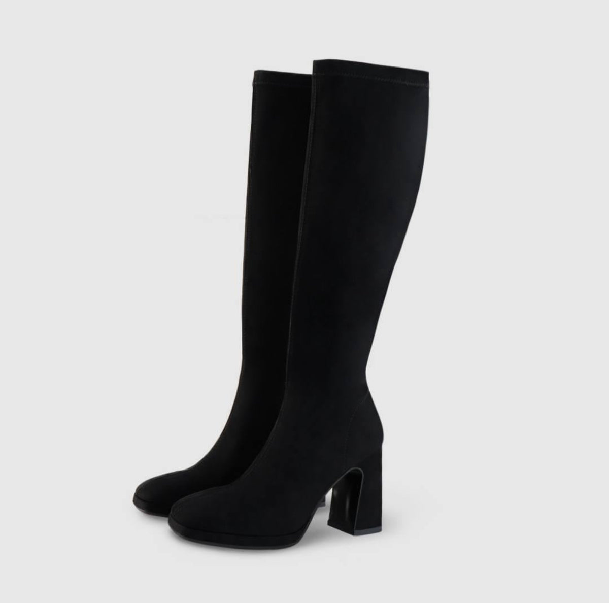 Lodi - Limbo Black Platform Knee High Boot