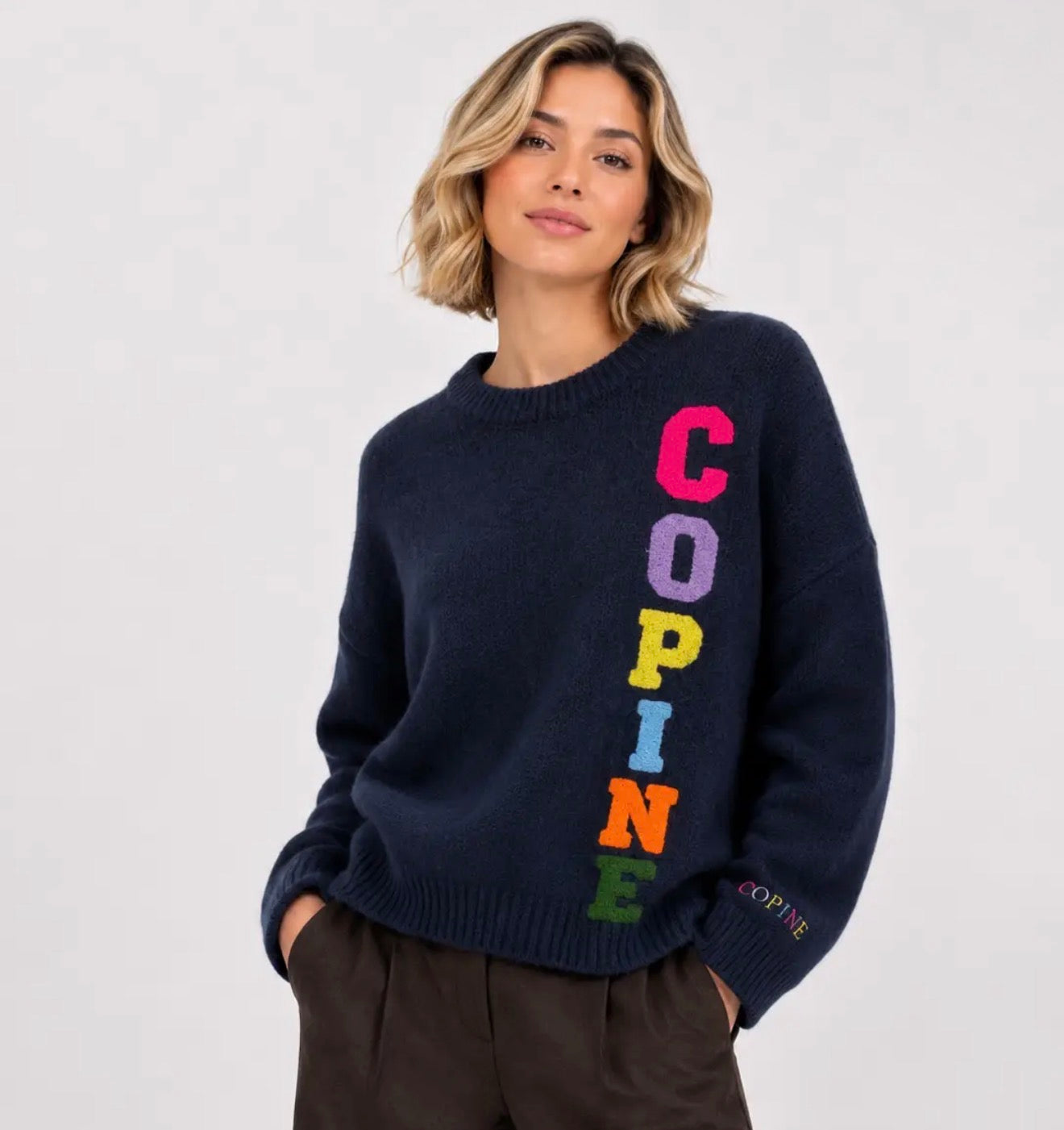 Anna - Navy Jumper