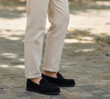 Tamaris - 24251 Black Suede Loafer